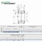 Roulement à rouleaux cylindriques NAS5013-UU-NR-IKO