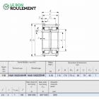Roulement à rouleaux cylindriques NAS5022-UU-NR-IKO