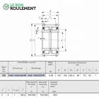Roulement à rouleaux cylindriques NAS5024-UU-NR-IKO
