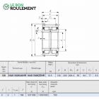 Roulement à rouleaux cylindriques NAS5026-UU-NR-IKO