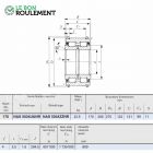 Roulement à rouleaux cylindriques NAS5034-UU-NR-IKO