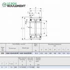 Roulement à rouleaux cylindriques NAS5044-UU-NR-IKO